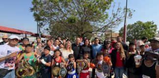 Rosi Wong inaugura el deportivo Revolución en los Héroes Tecámac