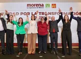 Morena, PT y PVEM mantendrán coalición rumbo a elecciones 2027