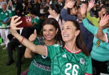 Sheinbaum no fue al Zócalo y siguió inicio del Mundial desde la Gustavo A. Madero