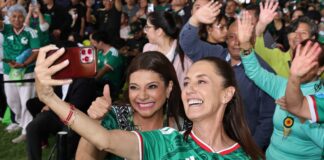 Sheinbaum no fue al Zócalo y siguió inicio del Mundial desde la Gustavo A. Madero