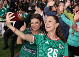 Sheinbaum no fue al Zócalo y siguió inicio del Mundial desde la Gustavo A. Madero