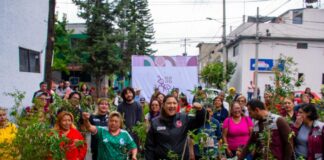 Nancy Núñez reforesta Azcapotzalco con “Aquí sí se Planta”
