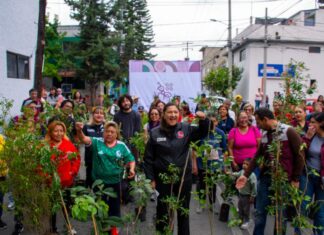 Nancy Núñez reforesta Azcapotzalco con “Aquí sí se Planta”