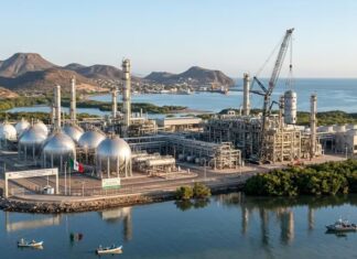 Planta de amoniaco en Topolobampo, al 95%: Sheinbaum destaca origen en sexenio de AMLO y aval ambiental de María Luisa Albores