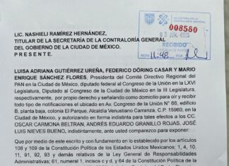 Formaliza PAN denuncia contra Clara Brugada y Raúl Basulto por desvío de recursos CDMX