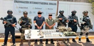 Detienen al ‘Güero Pink’, jefe de célula ligada a Los Chapitos
