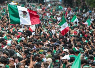 Celebran más de 800 mil personas tercera victoria de México en el Mundial
