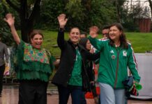 Claudia Sheinbaum encabeza respaldo a la Selección Mexicana en Azcapotzalco