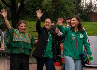 Claudia Sheinbaum encabeza respaldo a la Selección Mexicana en Azcapotzalco