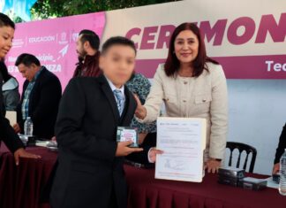 Alcaldesa Rosi Wong acompaña a estudiantes de Tecámac en sus ceremonias de graduación y entrega infraestructura educativa