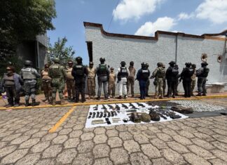 En operativo interestatal, desmantelan autoridades célula delictiva que operaba en Guanajuato y Michoacán