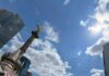“Reinauguran” el Ángel de la Independencia con antimonumento a los desaparecidos: “Que sea de visibilización y no solo de festejo”