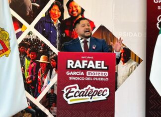 Presenta el Síndico de Ecatepec Rafael García su informe “a la Mitad del Camino”