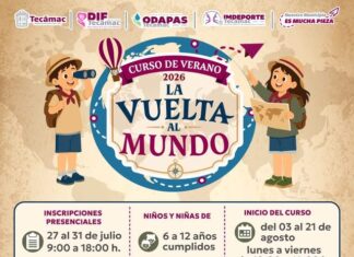 Impulsa gobierno de Tecámac el aprendizaje con el curso de verano gratuito “La Vuelta al Mundo 2026”