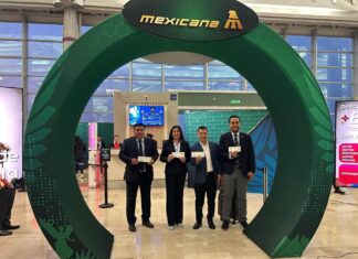 Alcaldesa Rosi Wong acude a inauguración del nuevo vuelo de mexicana en su ruta AIFA-Bajío, un paso de avanzada en la conectividad nacional