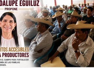 En el plan Guerrero Guadalupe Eguiluz propone créditos accesibles para productoras y productores de Guerrero