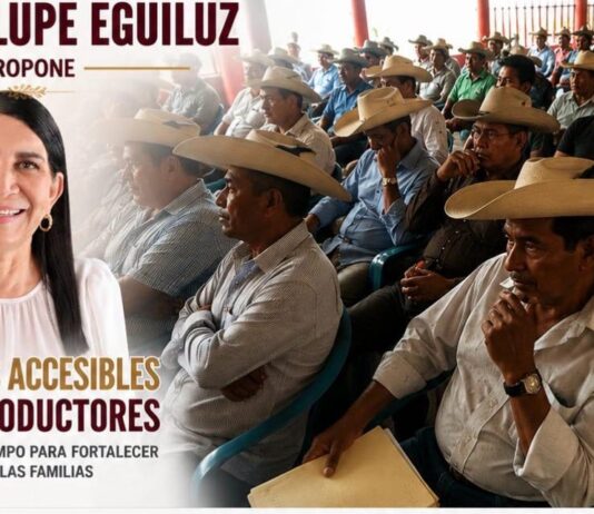 En el plan Guerrero Guadalupe Eguiluz propone créditos accesibles para productoras y productores de Guerrero