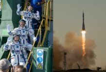 Rusia lanza nave Soyuz MS-29 con tres tripulantes a bordo rumbo a la EEI
