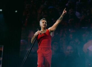 Robbie Williams aclara que sustancia blanca de su video viral era una menta