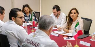 Supervisan operación aduanera en el Aeropuerto Internacional de Cancún