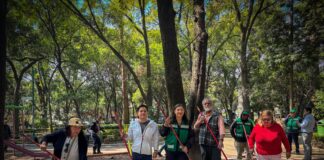 Nancy Núñez encabeza jornada de mantenimiento en el Parque de la China