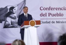 Harfuch reporta caída de 51% en homicidios y confirma captura del R1 por crimen de Carlos Manzo