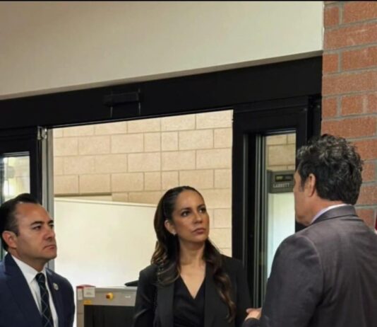 Visita la Gobernadora Libia Dennise el Centro de Inteligencia de El Paso Texas, fortaleciendo la cooperación institucional