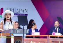 Rechiflas a Morena y al gobierno estatal marcan el 2° Informe de Grecia Quiroz en Uruapan