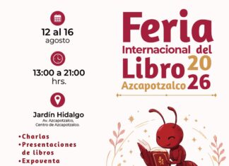 Anuncia Azcapotzalco Feria Internacional del Libro 2026 en Jardín Hidalgo