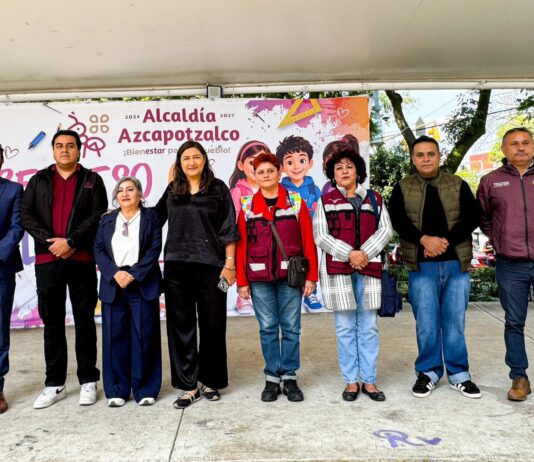 Nancy Núñez lleva Jornadas de Regreso a clases a las 112 unidades territoriales de Azcapotzalco