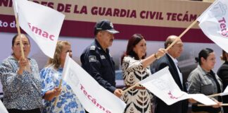 Rosi Wong da banderazo de salida a nuevas unidades para la Guardia Civil de Tecámac