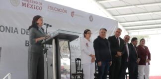 Alcaldesa Rosi Wong encabeza arranque del ciclo escolar y apertura de nueva carrera en el CBTIS 289