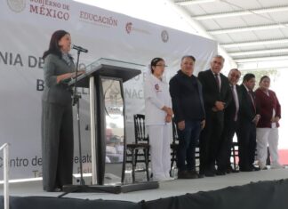 Alcaldesa Rosi Wong encabeza arranque del ciclo escolar y apertura de nueva carrera en el CBTIS 289