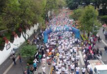 Deportistas llenan las calles de Azcapotzalco en la Segunda Carrera Recreativa