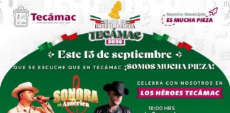 Presidenta municipal Rosi Wong lleva las celebraciones de Independencia a cuatro comunidades de Tecámac