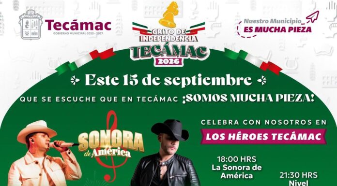 Presidenta municipal Rosi Wong lleva las celebraciones de Independencia a cuatro comunidades de Tecámac