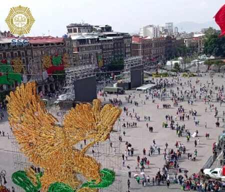 Zócalo listo para el segundo Grito de Sheinbaum: música, fiesta y nuevos heroínas y héroes en la arenga