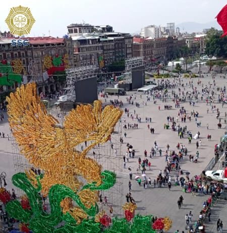 Zócalo listo para el segundo Grito de Sheinbaum: música, fiesta y nuevos heroínas y héroes en la arenga
