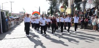Tecámac conmemora el 216 aniversario de la indepencia de México con desfile cívico militar