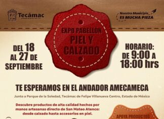Llega la expo pabellón piel y calzado a la explanada de Tecámac