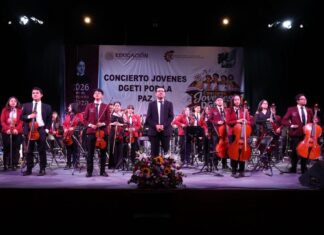 Tecámac vuelve a brillar en el castillo de Chapultepec con el talento de su orquesta filarmónica