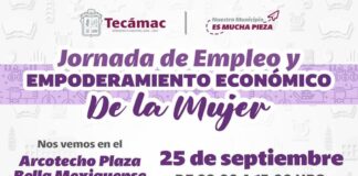Tecámac acerca oportunidades laborales a las mujeres para impulsar su empoderamiento económico