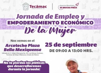 Tecámac acerca oportunidades laborales a las mujeres para impulsar su empoderamiento económico