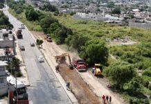 Ampliación de avenida canal del norte fortalece conectividad en Tecámac