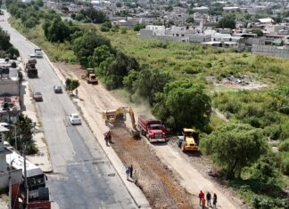 Ampliación de avenida canal del norte fortalece conectividad en Tecámac