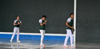 Selección Mexicana de pelota vasca entrena en Tecámac