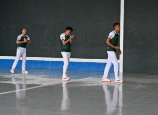 Selección Mexicana de pelota vasca entrena en Tecámac