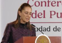 Truena Sheinbaum contra Ronald Johnson y Mauricio Kuri por academia policial en Querétaro