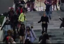 Grupo trans irrumpe y vandaliza Alcaldía Cuauhtémoc tras exigir justicia por agresiones