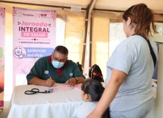 Acerca Tecámac servicios asistenciales a familias de geo sierra hermosa; benefician a más de 200 personas
